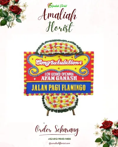 Bunga Papan Congratulation di Biawao